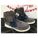 Muk Luks Womenï¿½s 8 Moccasin Half Boots Side Zip