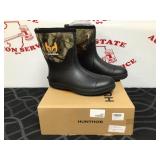 Hunthor Menï¿½s 9 Rubber Boots Camo & Black NIB