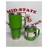 (2) Yeti Rambler Tumblers No Clips/Straw