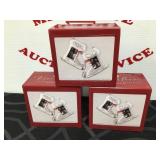 (3) 2009 Carlton Cards Friend Ornaments NIB Lot