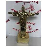 19? Gold Plastic Jesus Statue Made by the