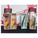 (4) Rapala Fishing Lures