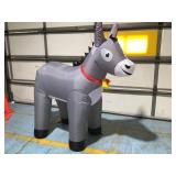 6ft inflatable Lighted Donkey Plug In with Stakes