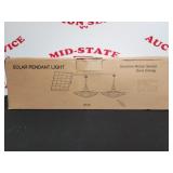 (2) Solar Pendant Light w Remote