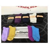 (9) Pairs of  Womenï¿½s Socks Lot New in Packages