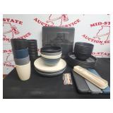 (20).Piece Plate,Bowl & Cup Set w (4) Sets Of