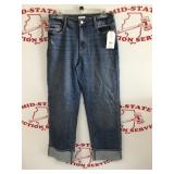 Time & Tru Womenï¿½s 8 High Rise Regular Denim