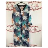 Lofir Womenï¿½s Large Zip Front House Dress Robe