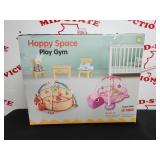 Happy Space Play Gym For Babies Blue Turtle w