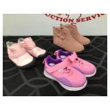 (3) Girls Shoes Lot Sizes 23,26 & 28 ( US Toddler
