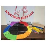 Round Tree Swing w Rope 40.5" Across