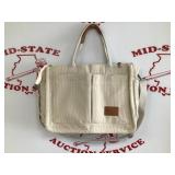FNER New without Tags Corduroy Tote Bag Purse