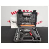 Rechargeable Screwdriver w Case & Accessories