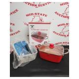 Moss & Stone 9.6" Deep Square Pan (5) Piece Set