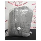 King Size  Quilted Gray Mattress Pad New
