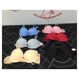 (6) Gaiyi Womenï¿½s 34c Underwire Padded Bras Lot