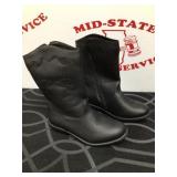 Girls Size 4 Cowboy Boots Side Zip