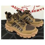 9KSafetyJB Menï¿½s 42 (US 9) Steel Toe Boots Lace