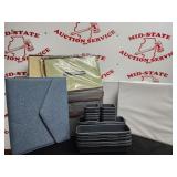 Office/Dorm Lot- (4) Fabric Cube Boxes, (2) 3