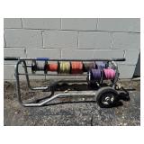 Electrical Wire Cart with 9 Spools of Electrical