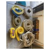 Large Lot of Tow Ropes/Shoring - You Get All