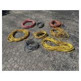 8 Extension Cords with Black Tub