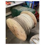 Large Spool of Rope for Wire Pulling
