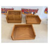 Wooden Office Organizers
