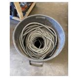 Large Lot of Flexible Aluminum Conduit in Trash