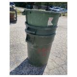 (3) Plastic Trash Cans