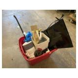 Tote of General Merchandise and Equipment