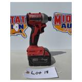 MILWAUKEE 1/4" (6mm) Impact Driver, M18 Red