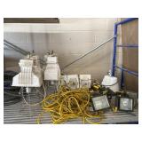 Large Lot of Temporary Lighting and Extension