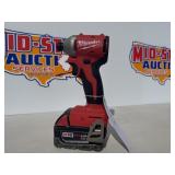 Milwaukee 1/4" (6mm) Compact Brushless Hex Impact