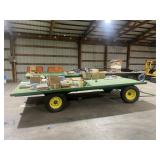 16ft Heavy Duty Running Gear Rack Wagon - Pulls