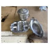 HAND WROUGHT DISH SET