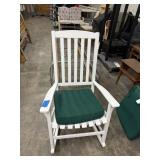 WHITE ROCKNIG CHAIR
