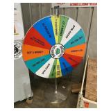 LARGE SPIN WHEEL GAME WHEEL