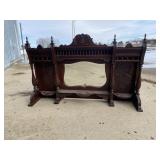ANTIQUE MIRROR BACK SIDEBOARD