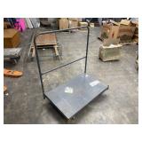 Rolling Cart with Rail on One Side