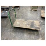 Rolling Wooden Flat Cart