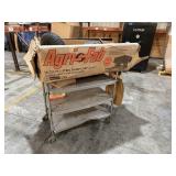 METAL ROLLING CART WITH AGRI-FAB BOX