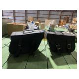 2 MOTOR CYLE SADDLE BAGS