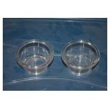 (52) PLASTIC BUTTER BOWLS IN TOTE