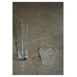 (22) VASES, VASES, PUNCH CUPS, MISC DECOR