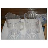 (10) PLASTIC PITCHERS