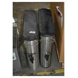 (2) BUNN STAINLESS STEEL DISPENSERS