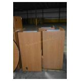 (5) "L" SHAPED DESKS WITH DRAWERS