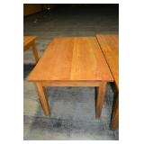 OAK TABLE 60" X 36" X 30"