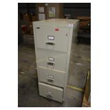 (12) LOCKED FILING CABINETS